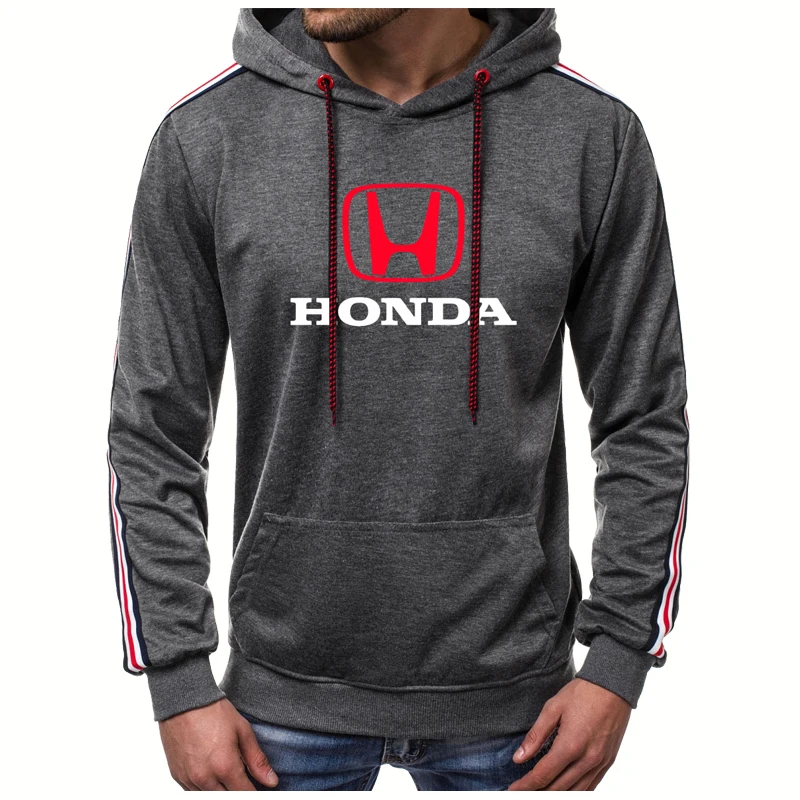 

Fashion casual Men's pullover sweater HONDA Car Logo printing Spring Autumn Cotton High Quality Men's hooded sweater