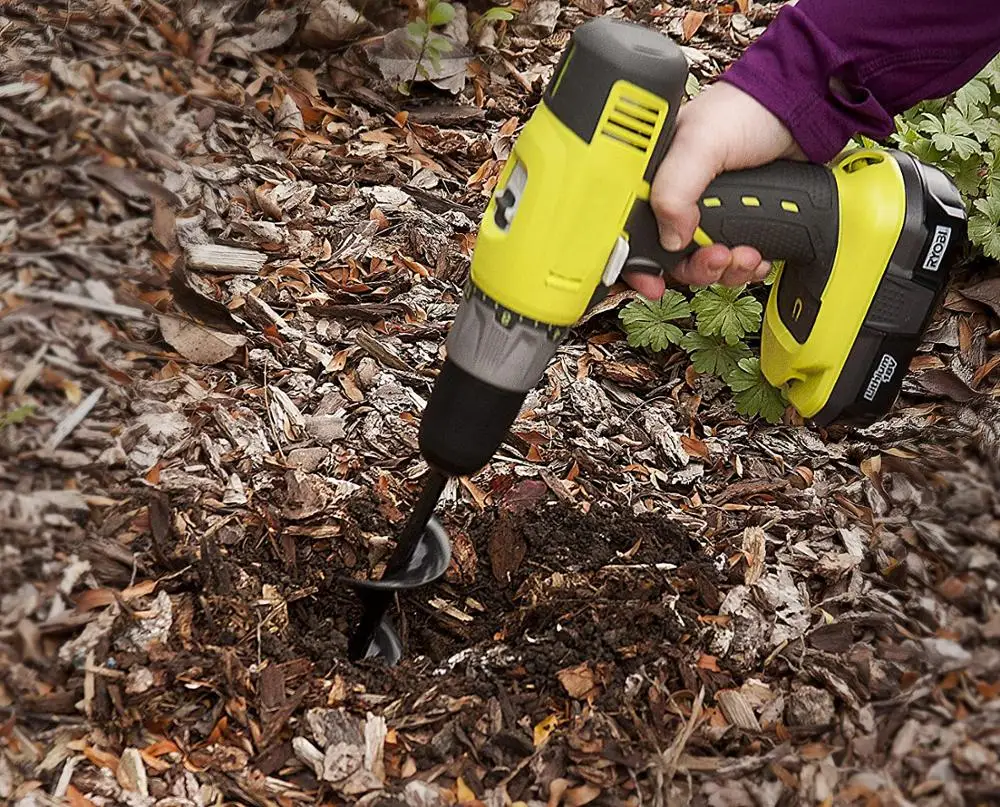 Буровое долото для посадки садовый Бур спиральные сверла быстрый плантатор