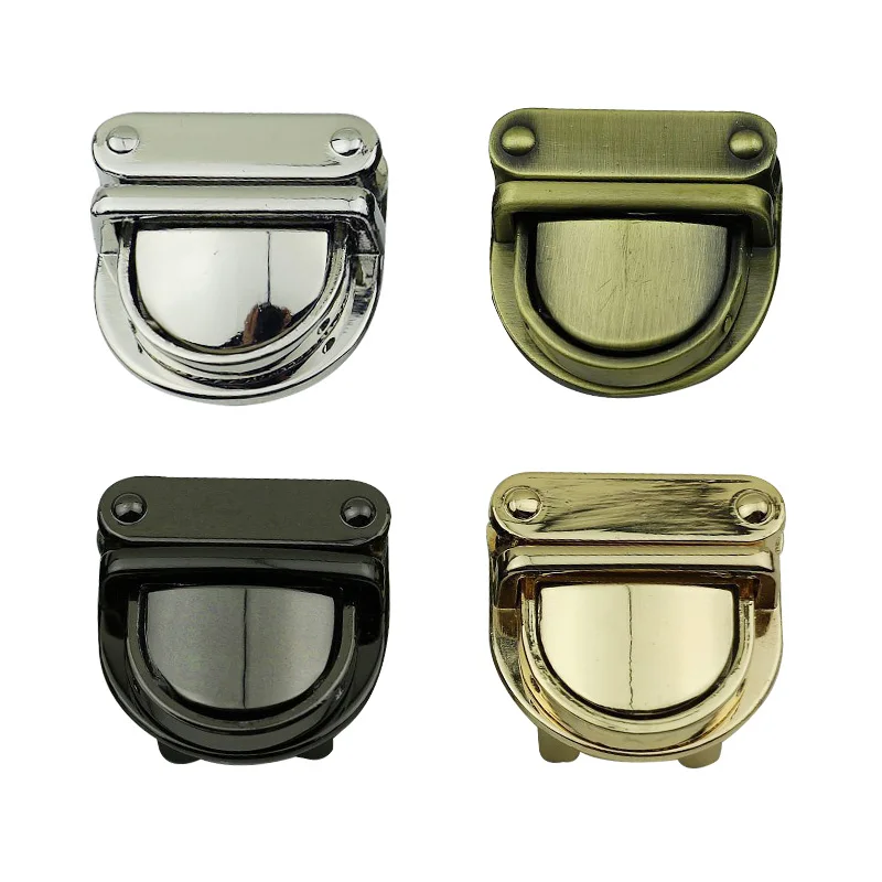 Металлическая круглая форма застежка с поворотным замком закручивающийся замок