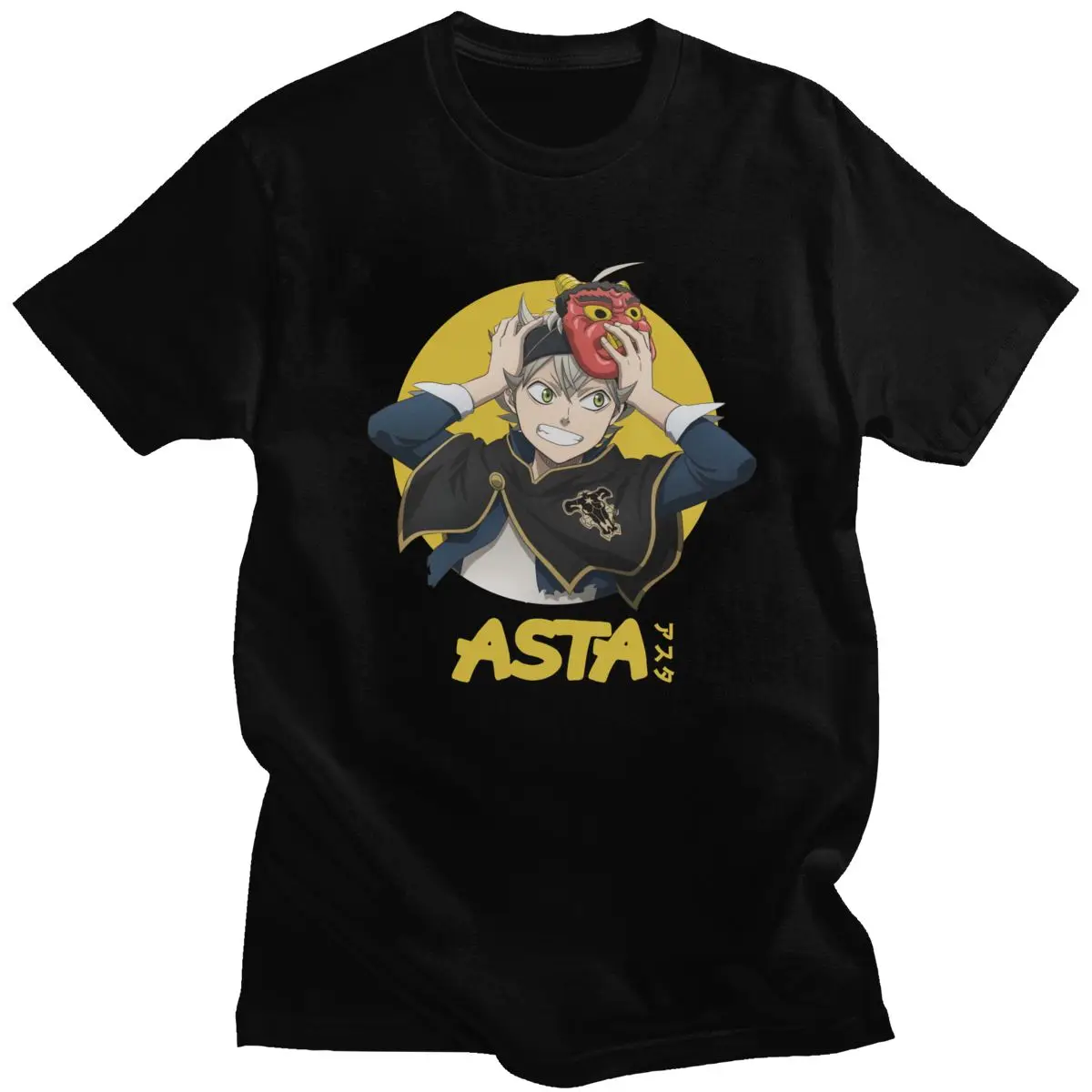 

Футболка мужская хлопковая с коротким рукавом и круглым вырезом, в стиле японского аниме