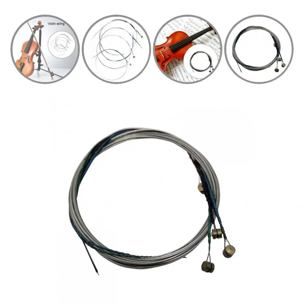 

Металлические 4 шт./компл. высококачественные профессиональные Струны для скрипки, компактный аккорд для скрипки, твердые инструменты