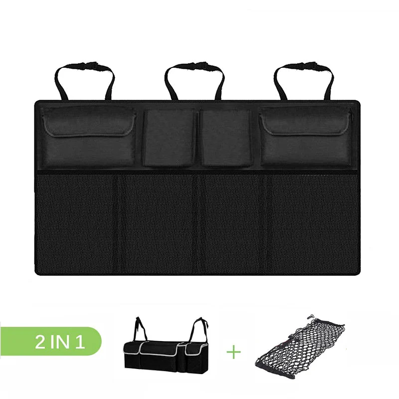 Универсальный органайзер для багажника автомобиля регулируемая сумка хранения