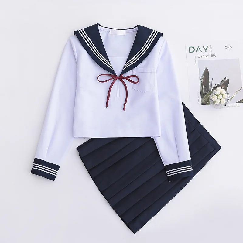 Осенне-зимний свитер Школьный костюм мягкая Униформа JK для девочек