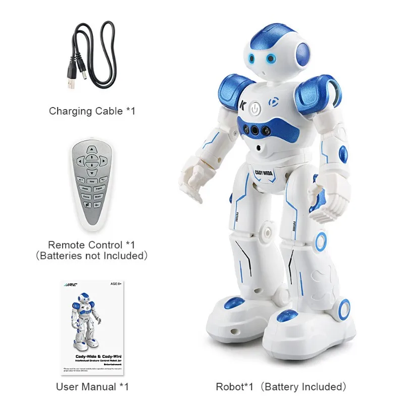 JJRC R2 USB Charging Singing Dancing Gesture Control RC Robot Toy Blue Pink For Kids Children Gift Presents | Игрушки и хобби