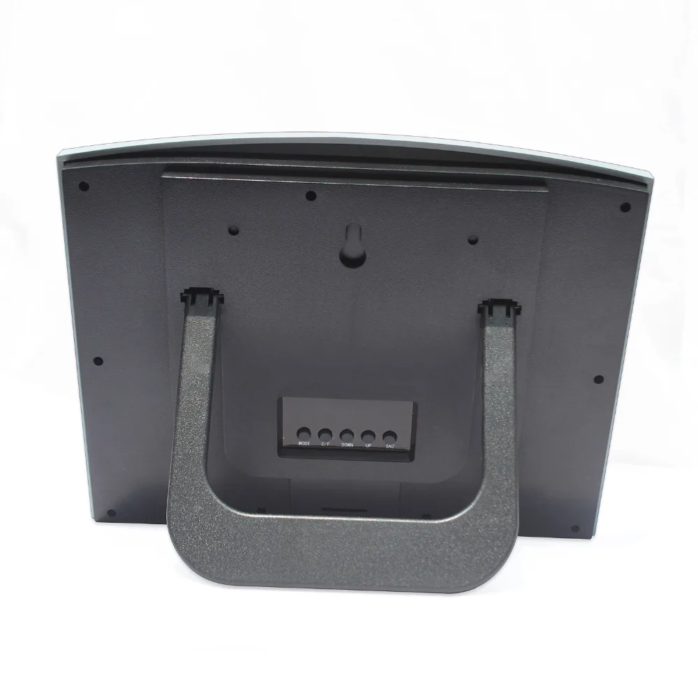 JIMEI H104C-WWVB цифровые настольные часы США часы с радиоуправлением с 8 языками Температура Календарь для домашнего использования