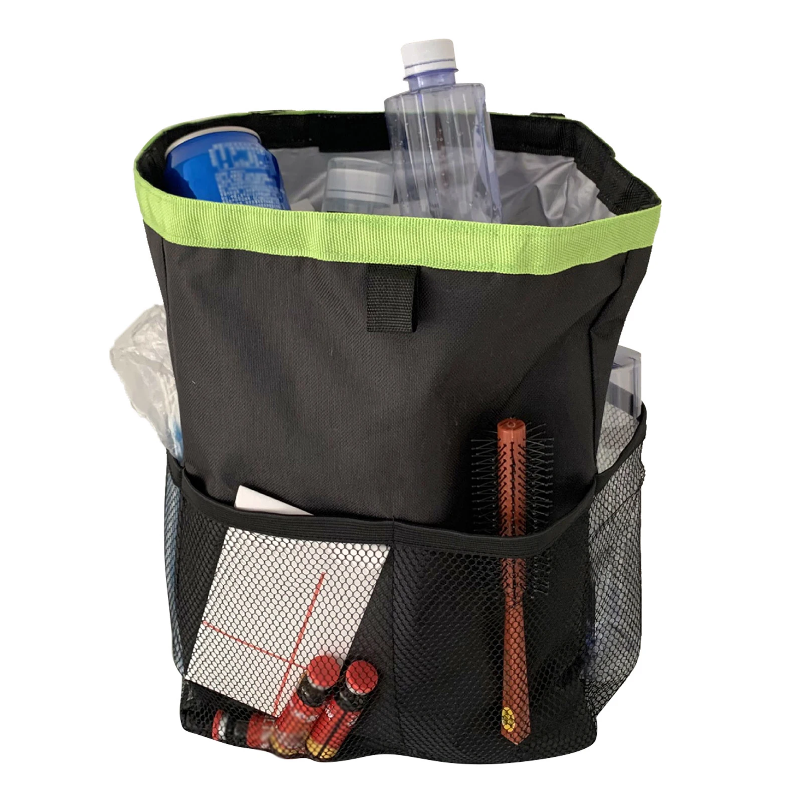 

Автомобильная мусорная корзина, складной органайзер для мусора с крышкой, на заднее сиденье автомобиля