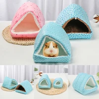 hamster house guinea pig nest small animal sleeping bed winter warm cotton mat soft accessories for rodentguinea pigrat
