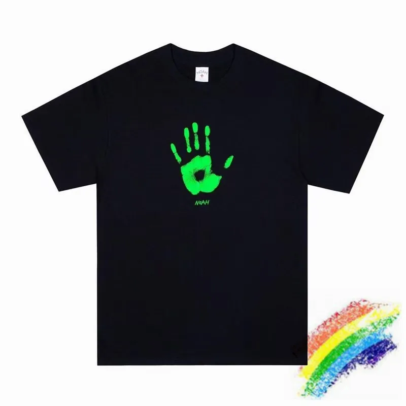 

2021ss NOAH Palmprint T-shirt Men Women 1:1 High Quality Oversize Tops Tee
