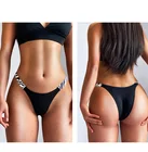 Новинка, женское нижнее белье, хлопковые трусы-стринги, половинная сумка, свободные обтягивающие бедра ремни, нижнее белье, подходящие цвета, сексуальные женские трусики