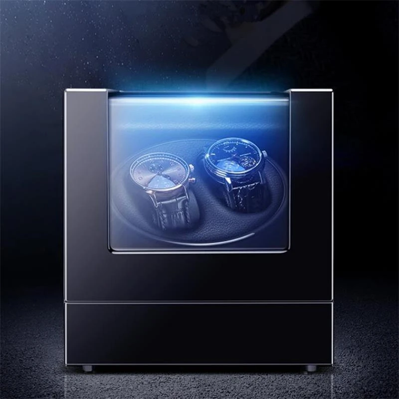 Автоматический чехол органайзер для часов роскошный деревянный кожаный мотор