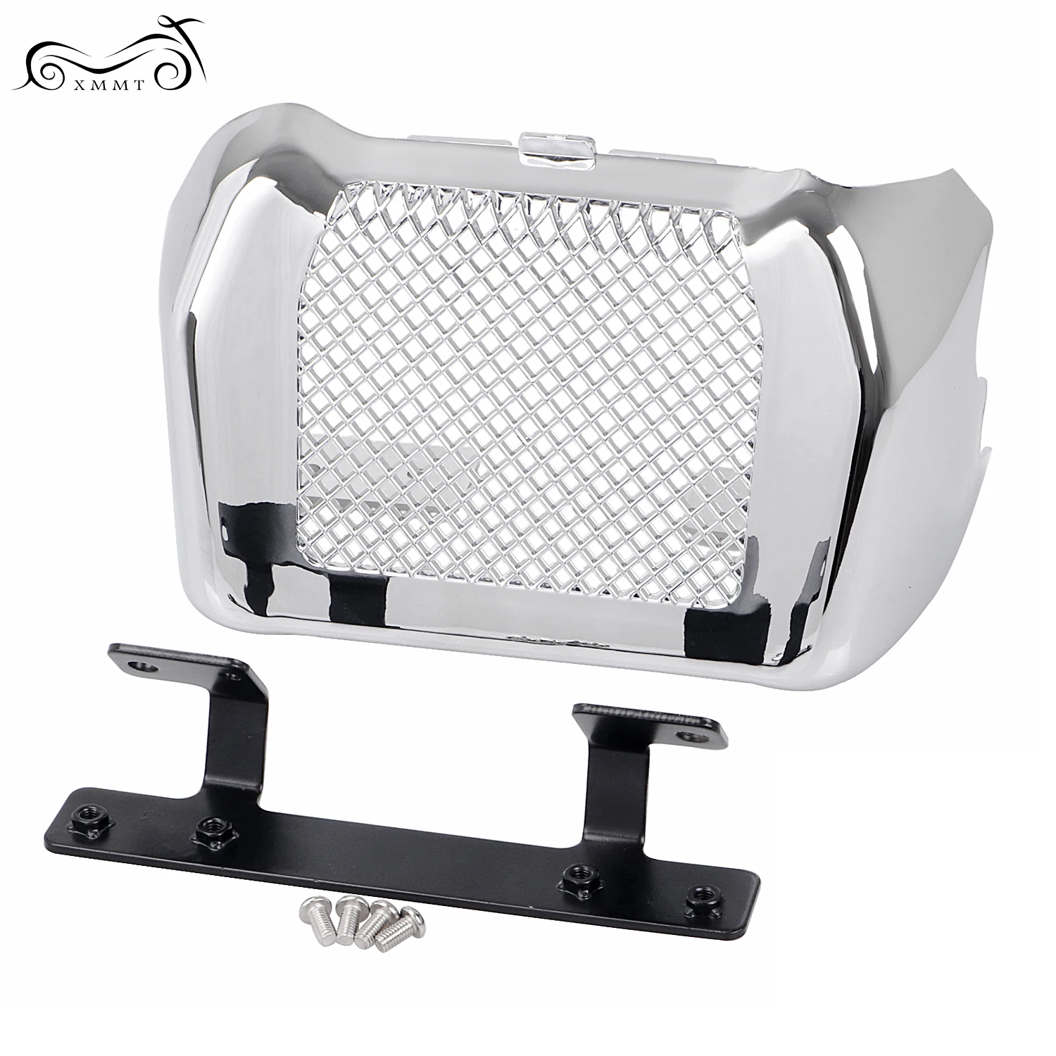 Хромированная Крышка масляного радиатора двигателя мотоцикла для Harley Touring