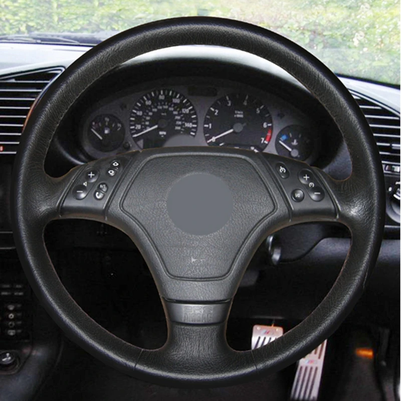 Сделай Сам черный мягкий замшевый сделай сам ручная строчка для BMW E46 E39 E36 |