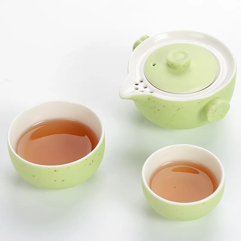 02 Кунг-фу Gaiwan Чайник Чай чашка для путешествий Чай комплект включает 1 баночка 2 чашки Личный кабинет Путешествия Портативный Чай посуда сумка - Цвет: 02