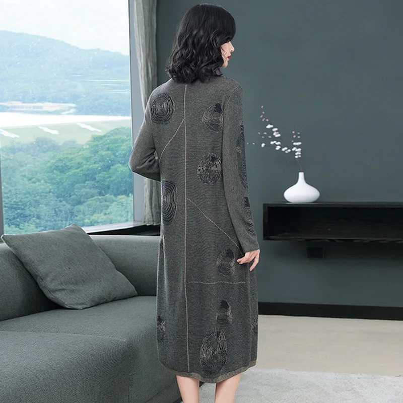 Осенне зимняя Дамская обувь с высоким плотно облегающим шею воротником вечерние