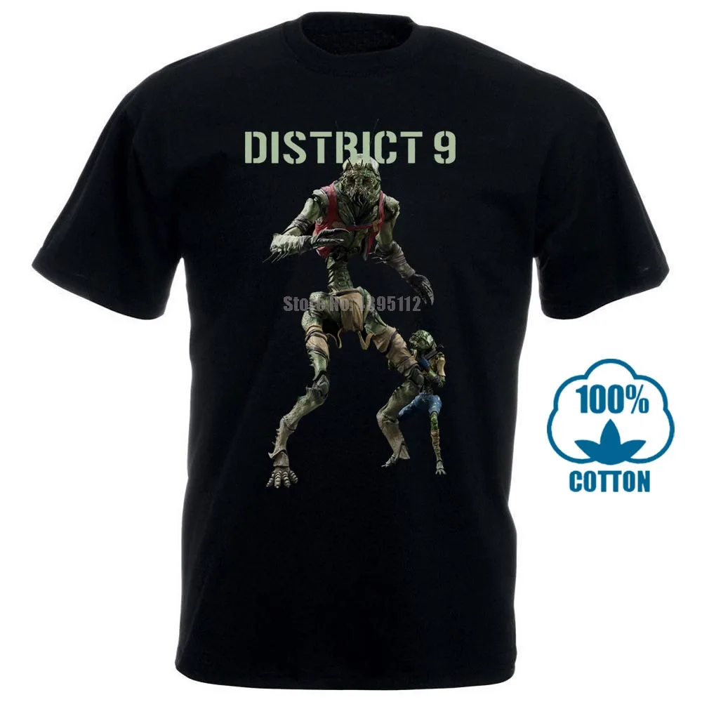 

District 9 V13 Movie Poster T Shirt All Sizes S To 4Xl Sharlto Copley Jason Cop