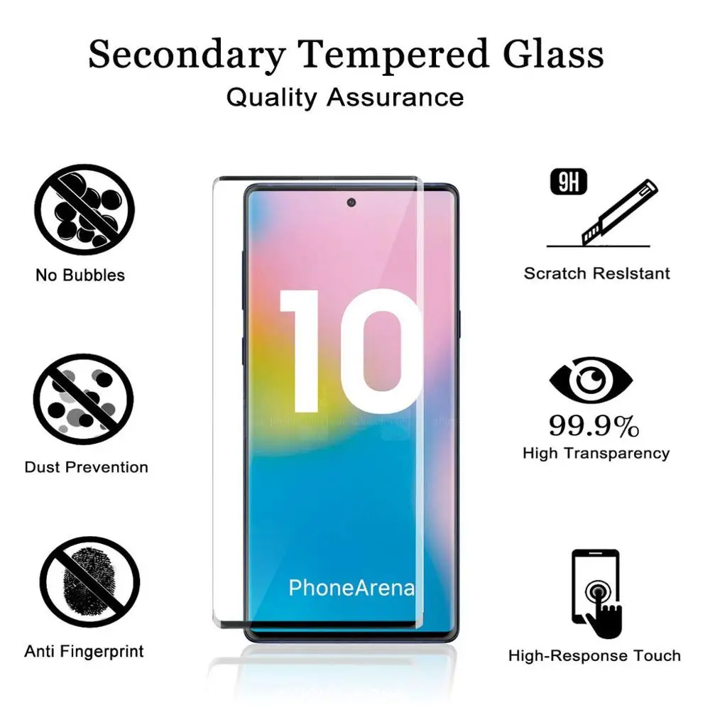 3D 9H полное покрытие закаленное стекло для SAMSUNG Galaxy S6 S7 Edge S8 S9 S10 Plus Note 8 9 10 Pro 10pro