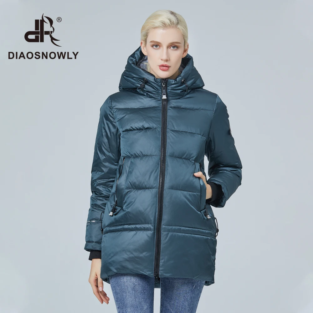 Diaosnowly 2020 Женское зимнее пальто короткие модные женские пуховики зимняя женская