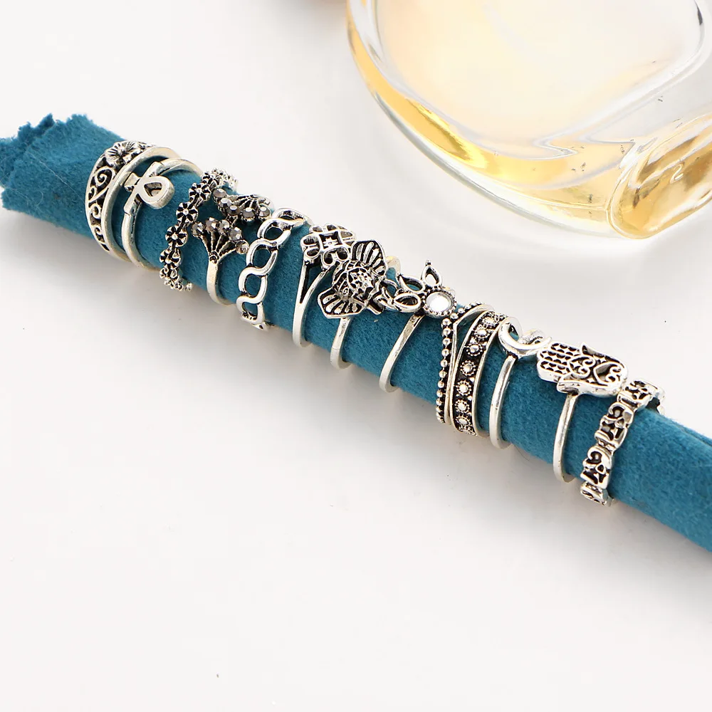 Новинка 2021 винтажные геометрические кольца на костяшки турецкие наборы колец