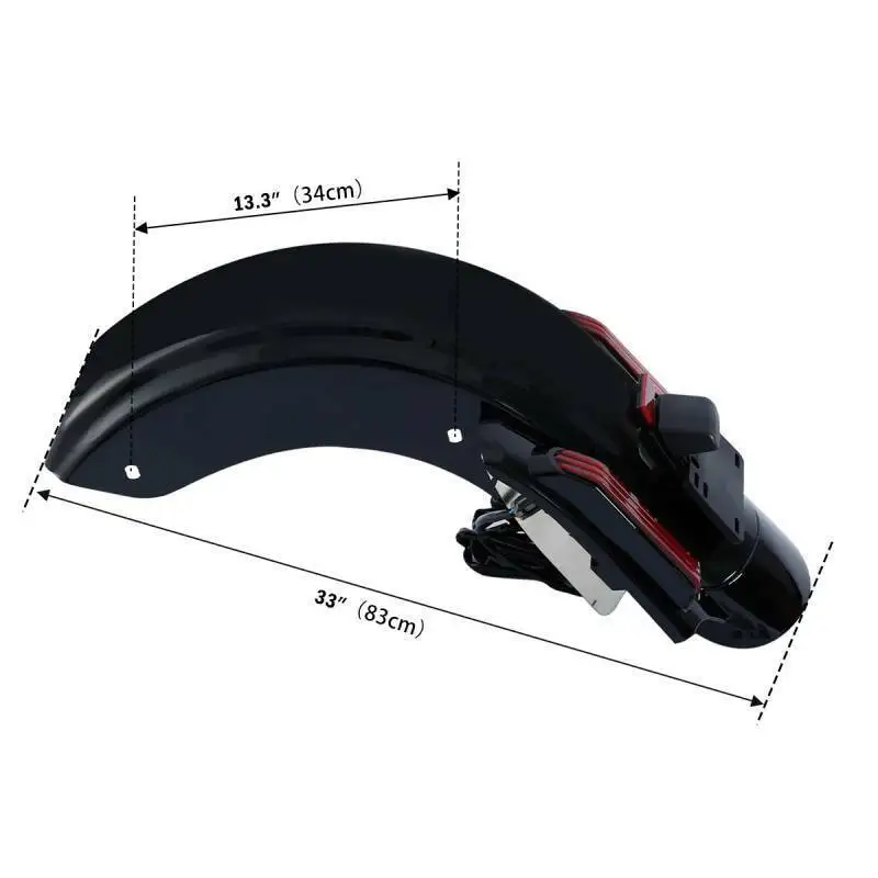Мотоцикл светодиодный заднее крыло Системы для Harley Touring Electra Street Glide Road King Ультра