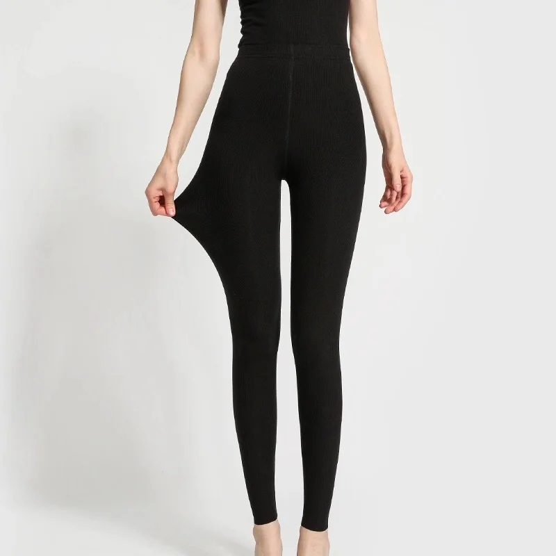 Осень-зима 2020 новые теплые леггинсы тонкие штаны для женщин | Женская одежда