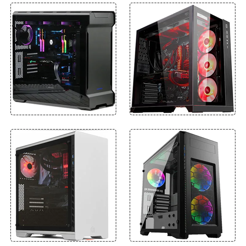 Защита от помех GPU удлинитель компьютерный PCI E X16 вертикально VGA карта кронштейн