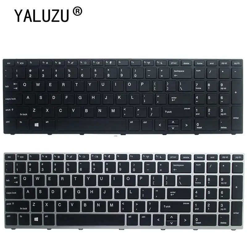 Новая клавиатура YALUZU с подсветкой для ноутбука HP Probook 450 G5 455 470 английская