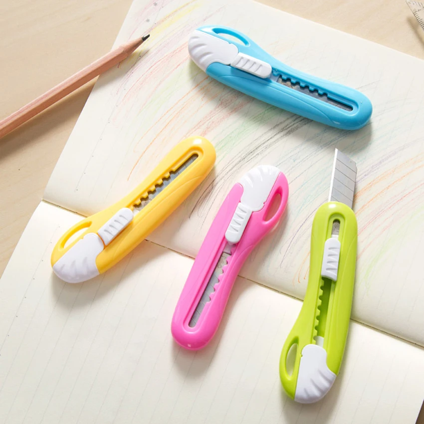 Маленький универсальный нож из нержавеющей стали резак для бумаги карамельного