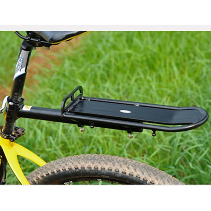 

Bicycle Large Capacity Rear Shelf Mountain Bike Adjustable Length Rear Rack Quick Release Mounted at Seatpost Luggage