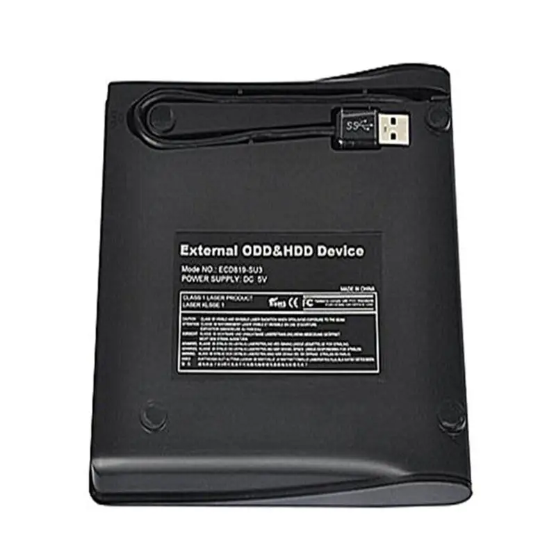 Тонкий внешний USB 3,0 DVD RW Писатель Привод внешняя горелка ридер плеер Оптические приводы для ПК ноутбука