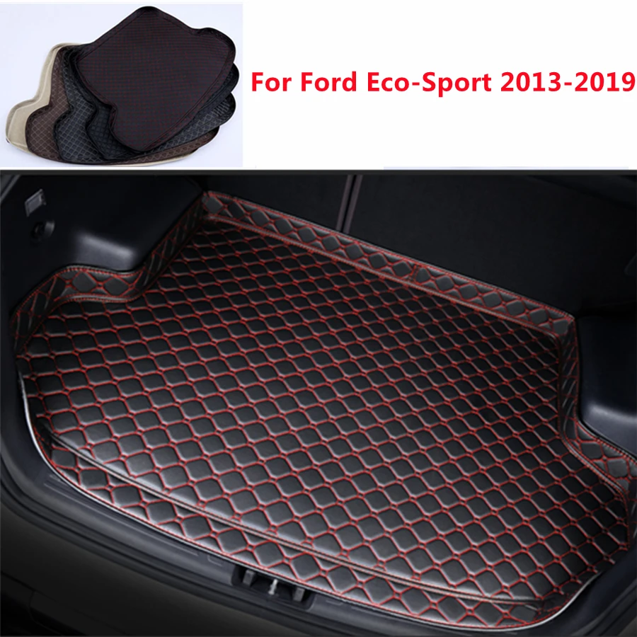 

Special Car Trunk Mats For Ford Focus Eco-Sport (2013-2019) 2014-15-16-17-2018 all year Waterproof Cargo Liner Boot Carpets
