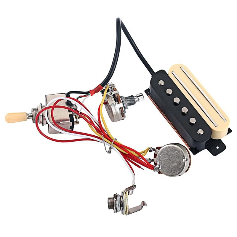 1 Набор медный двойной рельс одна катушка пикап Humbucker для электрической/сигары