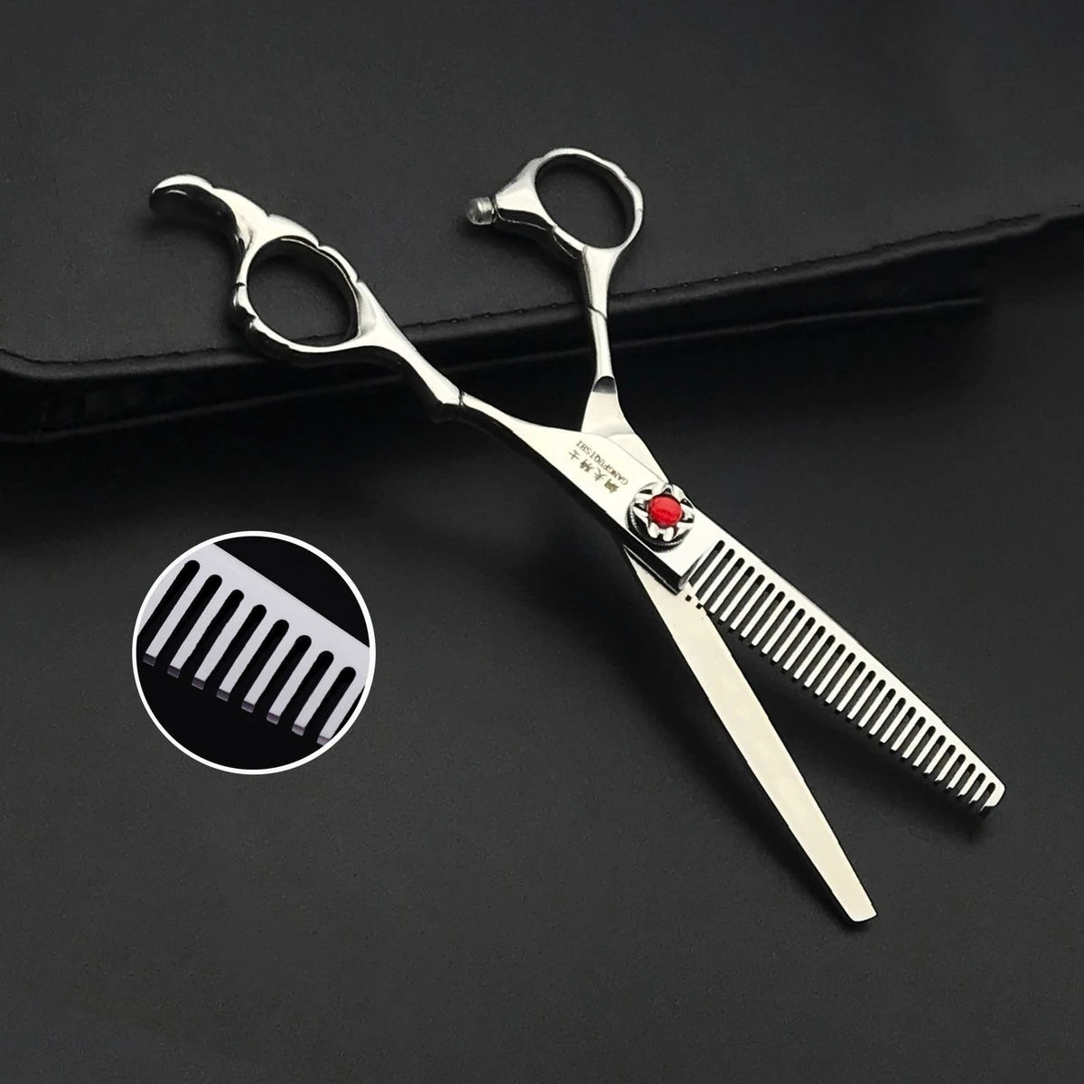 

6 Professional Hair Salon Structure Scissors Set Cutting Barber Haircut Thinning Shear Scissors Hairdressing Hair Tools Scissors
