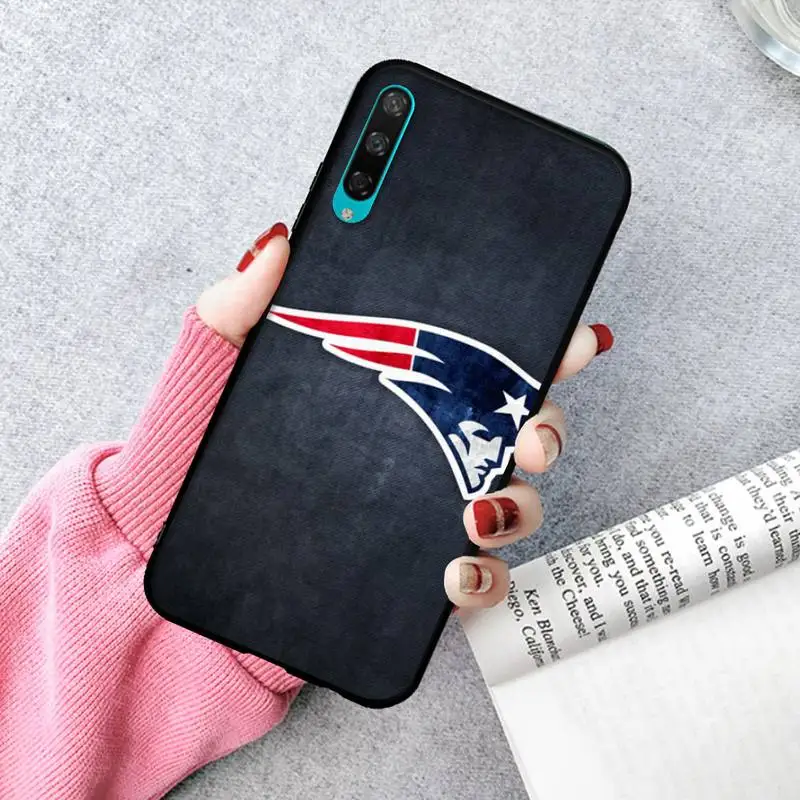 

LJHYDFCNB New England Patriots Phone Case For Huawei P20 30 40 Pro Mate 30 40 Pro Xs Rs Nova 7se Pro Honor 10