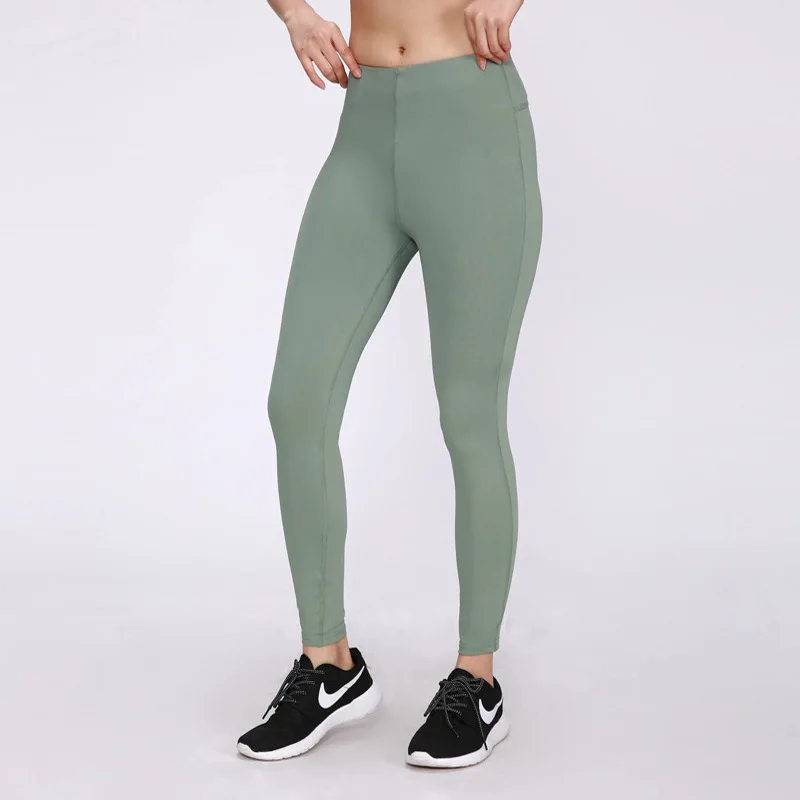 New Yoga Pants Womens High waist Sports Gym Leggings Stretchy Running Sportswear Exercise Fitness Workout Tights | Спорт и
