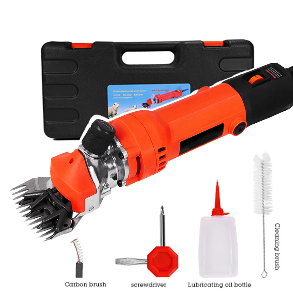 

1200W Electric Sheep Shears 6 Speeds Hair Clipper For Sheep Goat Alpacas Wool Scissor Sheep Farm Shearing Machine Lubricating