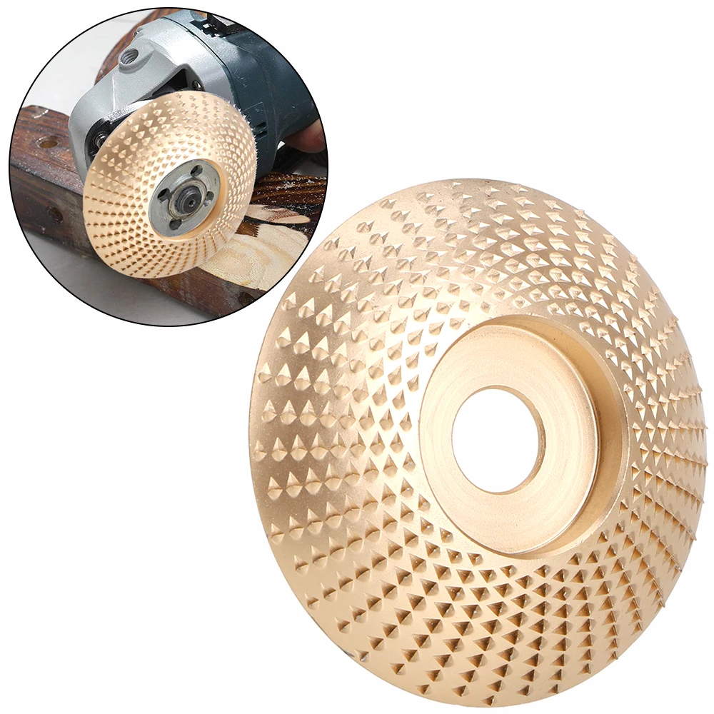

For Angle Grinder 4 inch Bore Sanding Wood Carving Tool Wood Grinding Wheel Rotary Disc Abrasive Disc Tool