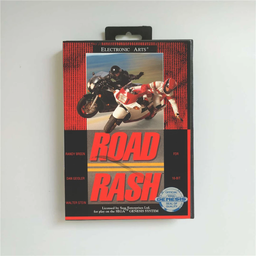 Road сыпь Крышка США в розничной упаковке 16 бит MD игровая карта для Sega Megadrive Genesis