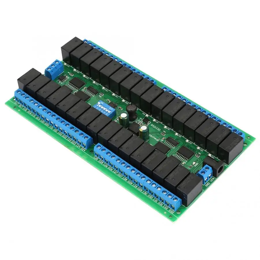 DC12V последовательный порт 32 канала переключатель управления релейный модуль