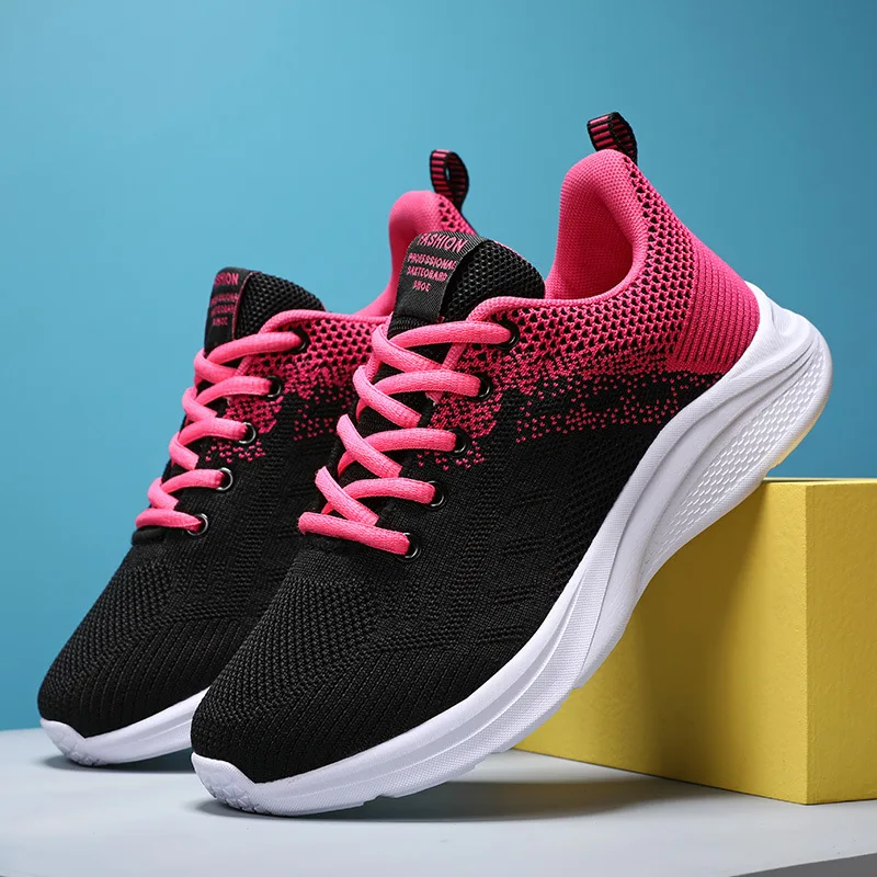 

Women Shoes Breathable Running Shoes Flying Woven Casual Shoes Outdoor Travel Shoes zapatillas mujer