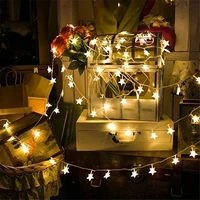 led fairy garland string lights novelty new year wedding home indoor decoration wishing stars curtain string light