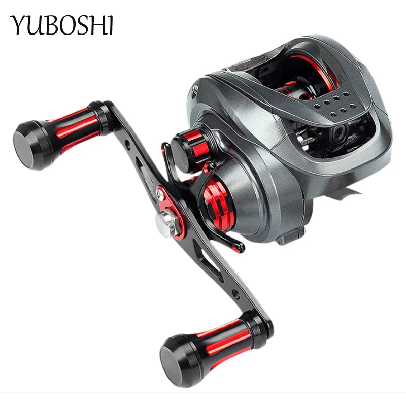 

YUBOSHI Новинка, 12 кг, макс. фрикцион, катушка для заброса приманки, Магнитная Тормозная система 7,1: 1, высокая скорость 17 + 1 шарикоподшипников, зо...