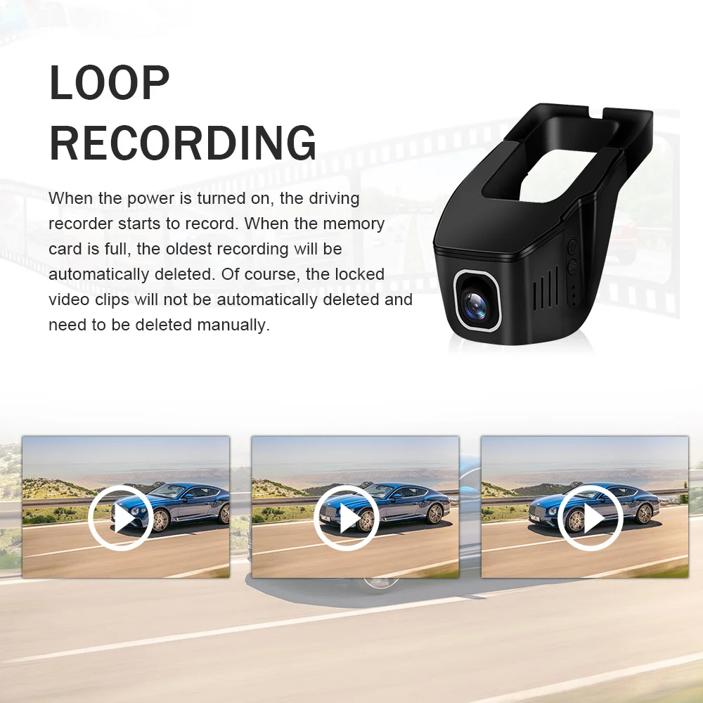 1080P WIFI видеорегистратор Автомобильный камера s Registratory беспроводная с голосовым