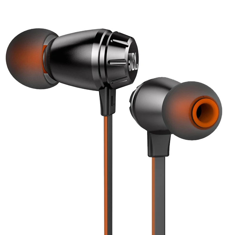 Проводные наушники вкладыши JBL T380A стереонаушники с чистым басом спортивные