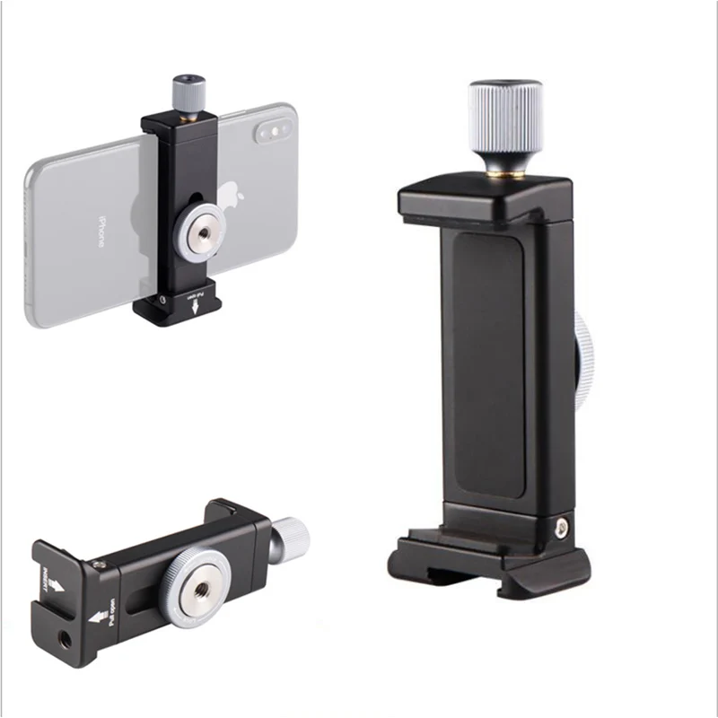 Зажим для телефона FOTOBETTER штатив смартфона адаптер с быстроразъемной пластиной
