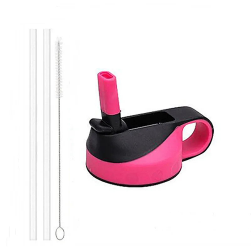 

The water bottle is covered with a wide mouth straw cover, 12-64 ounces of water bottle cover, 1 density cover, 2 straw hats and