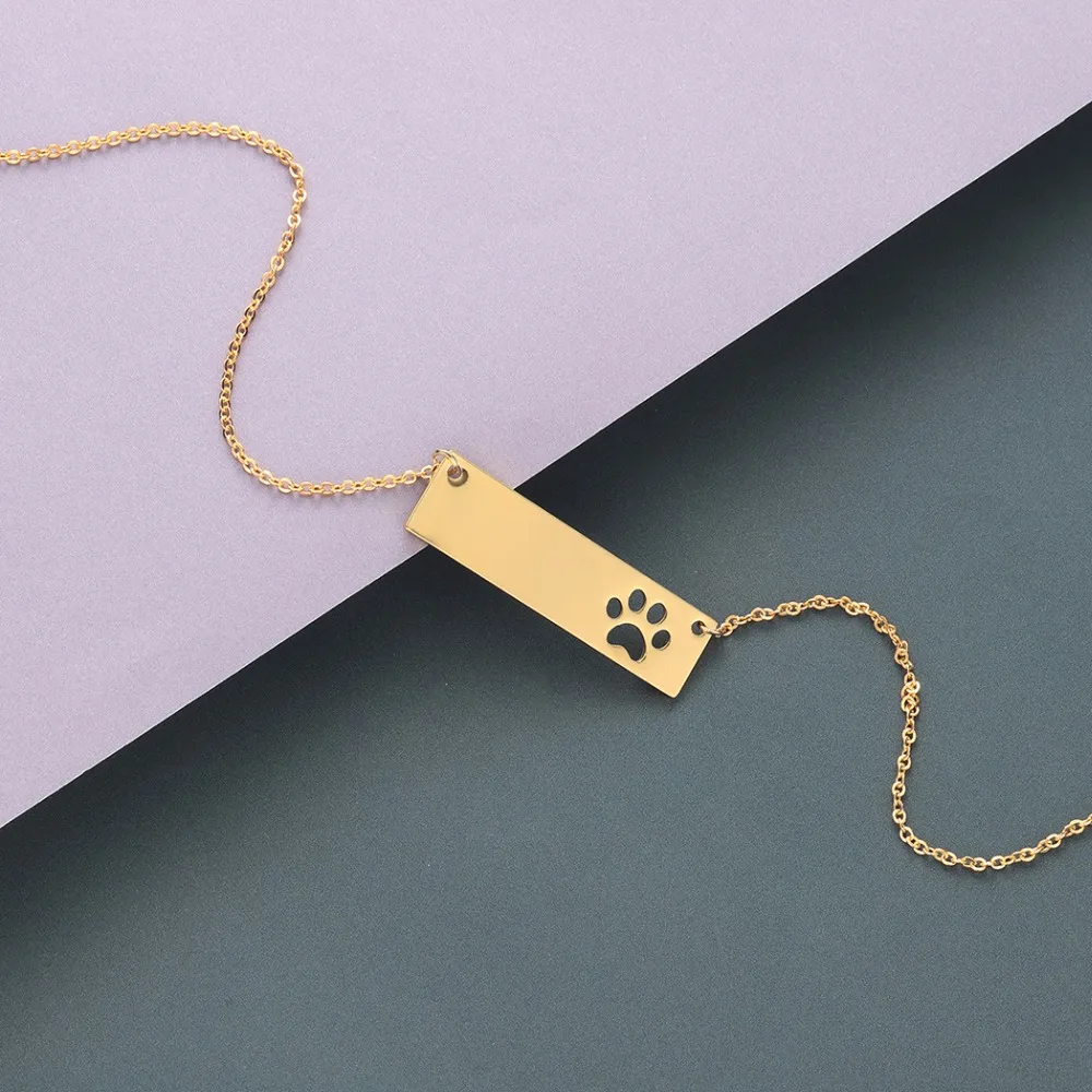 Ожерелье в виде кошачьей собачьей лапы | Украшения и аксессуары