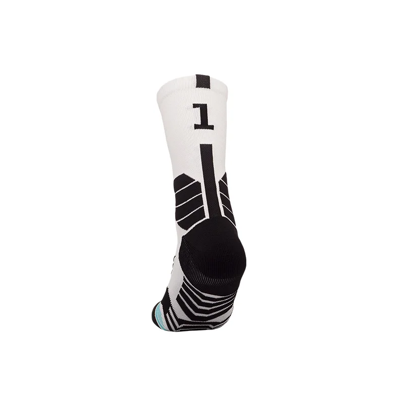 

Numbers Basketball Socks Men Thick Towel Bottom Socks Actual Combat Training Sports Socks Mid Tube Basketball Elite Socks SKH020