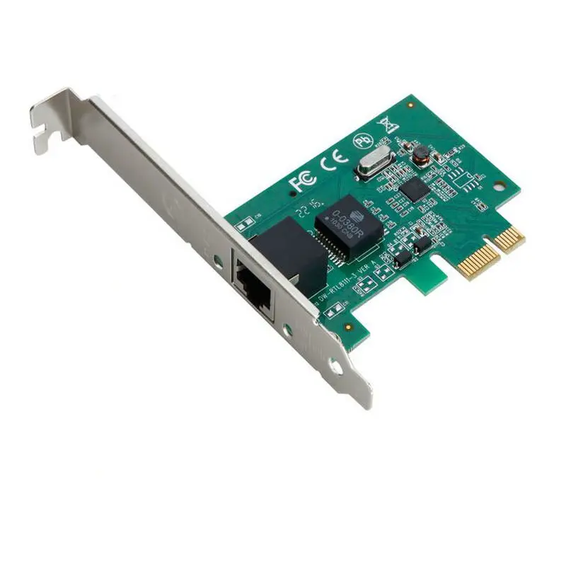 

PCI-E 10/100/1000M Gigabit Ethernet LAN PCIe Card adapter pci express rj45 RJ-45 network card with Rtl8111E chipest