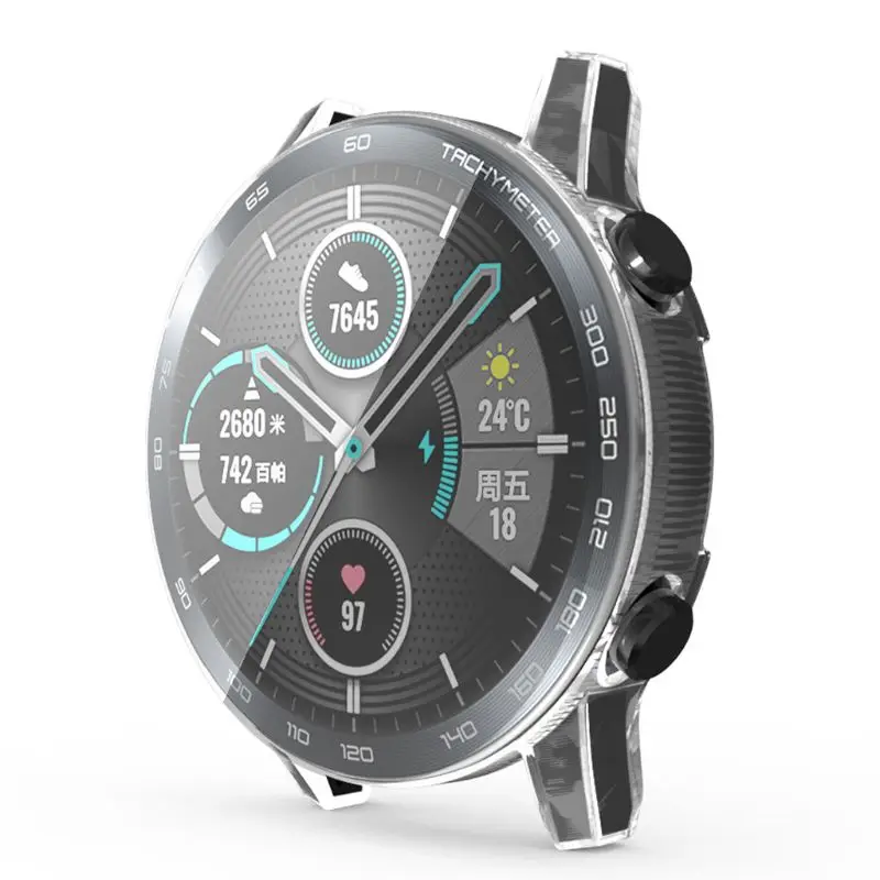 

Electroplating TPU Watch Cover Shell Screen Protector Case for Honor Magic 2 46mm Smartwatch Accessories