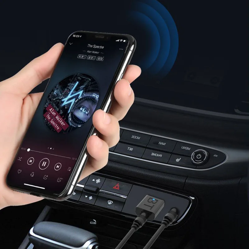 Bluetooth 5 0 аудио приемник передатчик три в одном автомобильный динамик компьютер ТВ